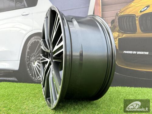 Ratlankis R20x9  5X112  ET30  66.5  B1424  (FBX045)  Grey Polished For AUD AKC