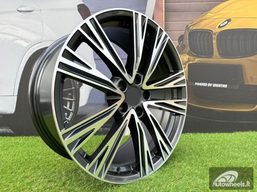 Ratlankis R20x9  5X112  ET30  66.5  B1424  (FBX045)  Grey Polished For AUD AKC