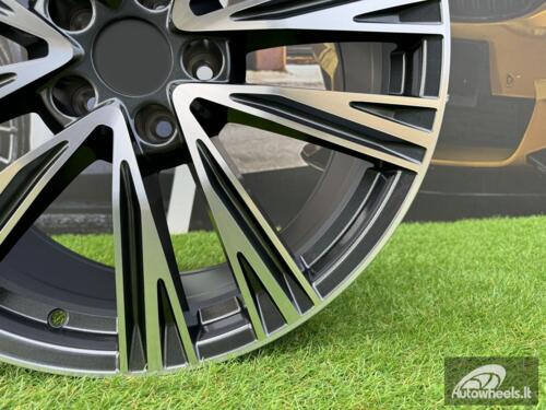Ratlankis R20x9  5X112  ET30  66.5  B1424  (FBX045)  Grey Polished For AUD AKC