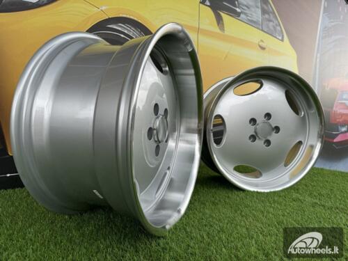 Ratlankis R18x8.5  5X112  ET  35  66.6  B1563  Silver+Polished Lip (SP)  For MER  (P2+Z1+Z4)  (MONOBLOCK Style Rear+Front)  AKC