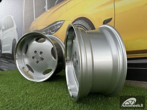 Ratlankis R18x8.5  5X112  ET  35  66.6  B1563  Silver+Polished Lip (SP)  For MER  (P2+Z1+Z4)  (MONOBLOCK Style Rear+Front)  AKC