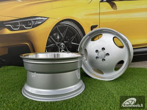 Ratlankis R18x8.5  5X112  ET  35  66.6  B1563  Silver+Polished Lip (SP)  For MER  (P2+Z1+Z4)  (MONOBLOCK Style Rear+Front)  AKC