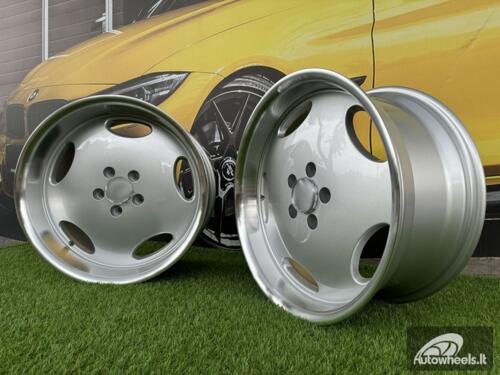 Ratlankis R18x9.5  5X112  ET  35  66.6  B1563  Silver+Polished Lip (SP)  For MER  (Z2+P2+Z1+Z4)  (MONOBLOCK Style Rear+Front) AKC