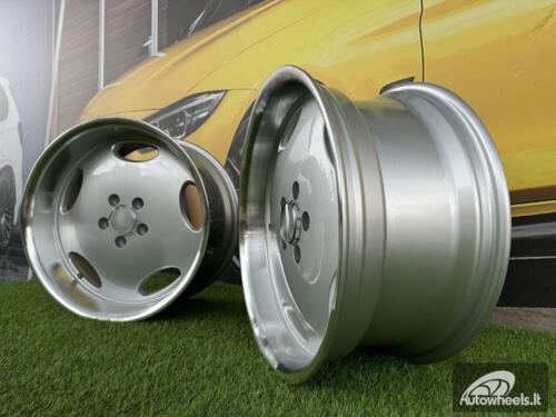 Ratlankis R18x9.5  5X112  ET  35  66.6  B1563  Silver+Polished Lip (SP)  For MER  (Z2+P2+Z1+Z4)  (MONOBLOCK Style Rear+Front) AKC