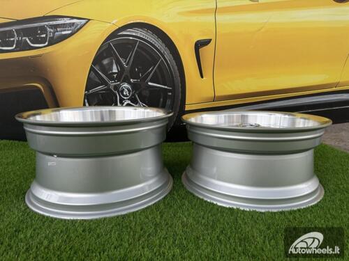 Ratlankis R18x9.5  5X112  ET  35  66.6  B1563  Silver+Polished Lip (SP)  For MER  (Z2+P2+Z1+Z4)  (MONOBLOCK Style Rear+Front) AKC
