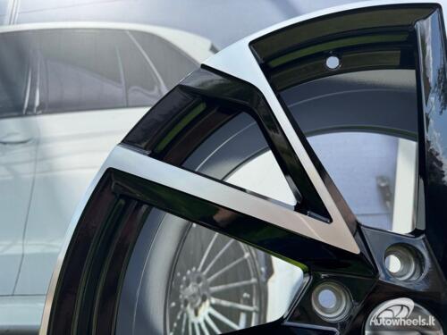 Ratlankis R19x8  5X112  ET  40  57.1  FE181  (IN0262)  Black Polished (MB)  For SKODA  (Z5+P2)   AKC