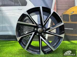 Ratlankis R19x8  5X112  ET  40  57.1  FE181  (IN0262)  Black Polished (MB)  For SKODA  (Z5+P2)   AKC