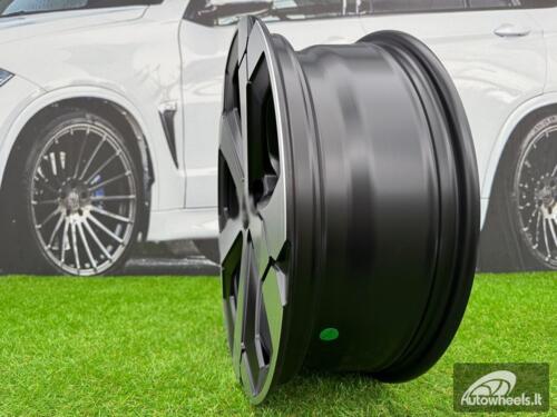 Ratlankis R18x6.5  5X114.3  ET  32  66.1  Y1274  Black Polished Half Matt (MBHM)  For DACIA  (K2)  (NEW Model) AKC