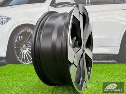 Ratlankis R18x6.5  5X114.3  ET  32  66.1  Y1274  Black Polished Half Matt (MBHM)  For DACIA  (K2)  (NEW Model) AKC