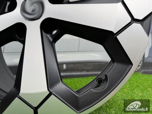 Ratlankis R18x6.5  5X114.3  ET  32  66.1  Y1274  Black Polished Half Matt (MBHM)  For DACIA  (K2)  (NEW Model) AKC