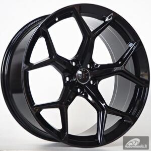 Ratlankis R19x7.5  5X112  ET  45  57.1  B5772  (IN5481)  Black Polished (MB)  For VW  (P2) AKC