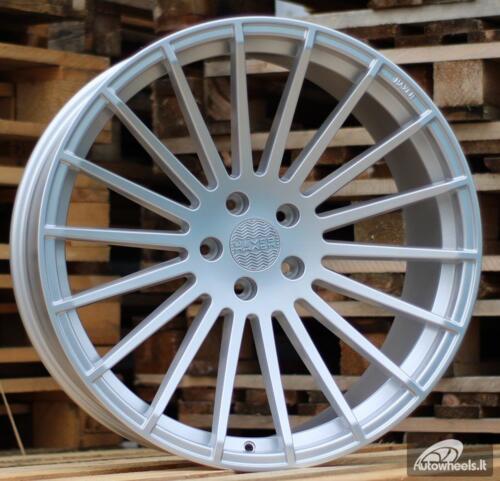 Ratlankis R22x10.5  5X120  ET  40  72.6  HX010  Silver (SI)  For HAXER  (P+K4)  (Rear+Front)