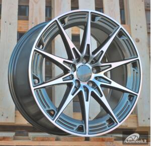 Ratlankis R19x8.5  5X112  ET  36  66.6  H3500F  Grey Polished (MG)  For MER  (K3)  (HYBRID FORGED Rear+Front NEW Model)