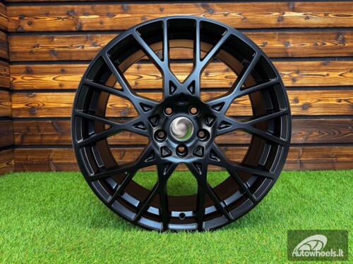 Ratlankis R18x8  5X112  ET  40  66.5  3S1293  (IN8384)  Black Half Matt (BLHM)  For AUD  (Z5+M)