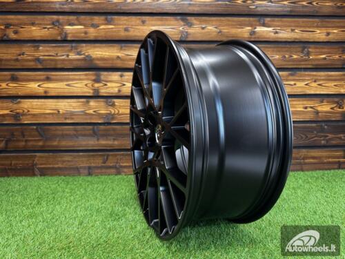 Ratlankis R18x8  5X112  ET  40  66.5  3S1293  (IN8384)  Black Half Matt (BLHM)  For AUD  (Z5+M)