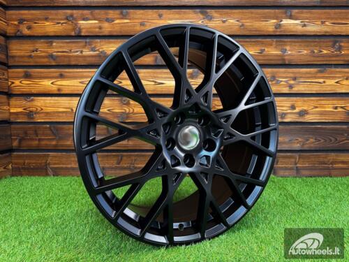 Ratlankis R18x8  5X112  ET  40  66.5  3S1293  (IN8384)  Black Half Matt (BLHM)  For AUD  (Z5+M)