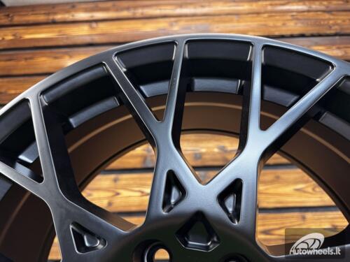 Ratlankis R18x8  5X112  ET  40  66.5  3S1293  (IN8384)  Black Half Matt (BLHM)  For AUD  (Z5+M)