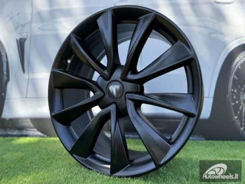Ratlankis R18x8.5  5X114.3  ET  40  64.1  B2046  (F8675)  Black Half Matt (BLHM)  For TESLA  (M)  (HYBRID FORGED Model 3)