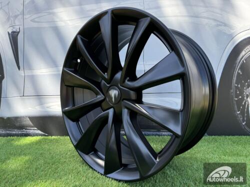 Ratlankis R18x8.5  5X114.3  ET  40  64.1  B2046  (F8675)  Black Half Matt (BLHM)  For TESLA  (M)  (HYBRID FORGED Model 3)