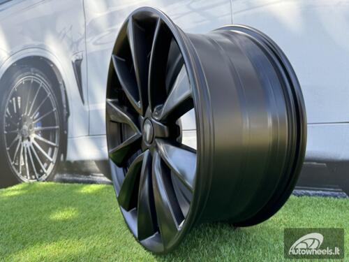 Ratlankis R18x8.5  5X114.3  ET  40  64.1  B2046  (F8675)  Black Half Matt (BLHM)  For TESLA  (M)  (HYBRID FORGED Model 3)