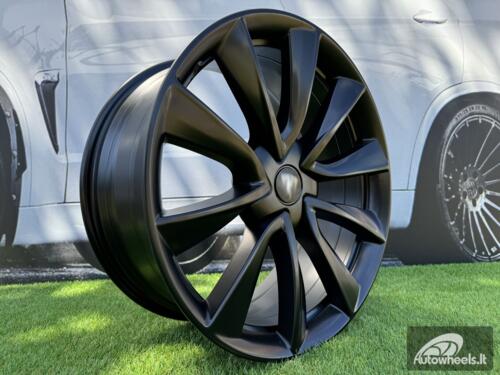 Ratlankis R18x8.5  5X114.3  ET  40  64.1  B2046  (F8675)  Black Half Matt (BLHM)  For TESLA  (M)  (HYBRID FORGED Model 3)