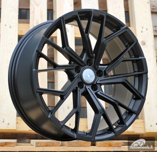 Ratlankis R18x8  5X112  ET  39  66.5  F760  Black Half Matt (BLHM)  For AUD  (M)  (HYBRID FORGED)