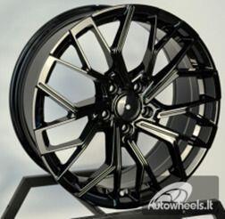 Ratlankis R18x8  5X112  ET  39  66.5  F760  Black Half Matt (BLHM)  For AUD  (M)  (HYBRID FORGED)