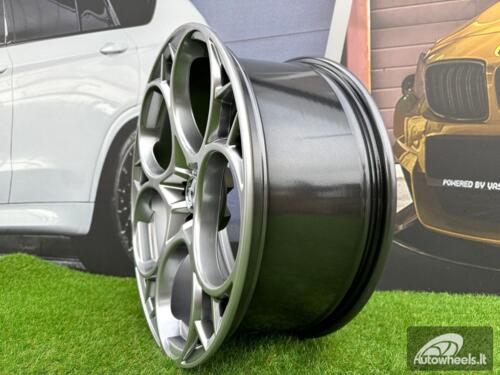 Ratlankis R19x8.5  5X110  ET  34  65.1  I5660  Hyper Black (HB)  For ALFA  (K7)  ((ET31) Front+Rear)