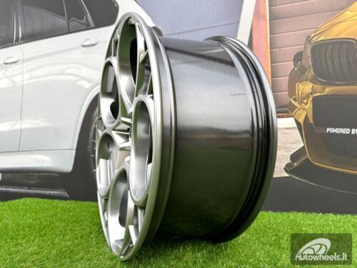 Ratlankis R19x8.5  5X110  ET  34  65.1  I5660  Hyper Black (HB)  For ALFA  (K7)  ((ET31) Front+Rear)