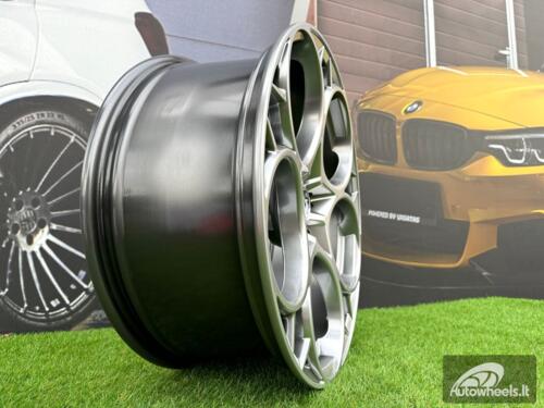 Ratlankis R19x8.5  5X110  ET  34  65.1  I5660  Hyper Black (HB)  For ALFA  (K7)  ((ET31) Front+Rear)