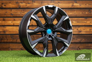 Ratlankis R21x8.5  5X112  ET  30  66.6  3S1349  Black Polished Half Matt (MBHM)  For BMW  (M)  (HYBRID FORGED Rear+Front)