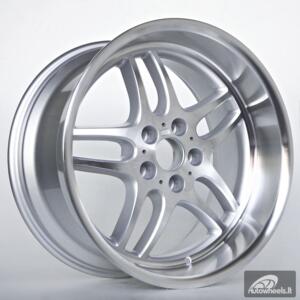 Ratlankis Aiden 10X19 5X120 ET20 74,1 Silver Polished Lip and Face