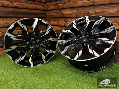 Ratlankis R20x8.5  5X112  ET  28  66.6  A5915  (YF5716)  Black Polished (MB)  For BMW  (Z7+M)  (HYBRID FORGED New 5 Series VIII / i5 (G60/G61/G68) Rear+Front)