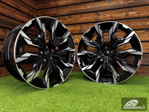 Ratlankis R20x8.5  5X112  ET  28  66.6  A5915  (YF5716)  Black Polished (MB)  For BMW  (Z7+M)  (HYBRID FORGED New 5 Series VIII / i5 (G60/G61/G68) Rear+Front)