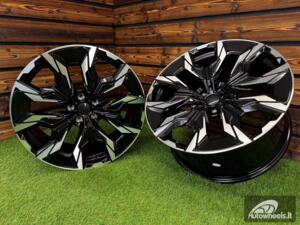Ratlankis R20x8.5  5X112  ET  28  66.6  A5915  (YF5716)  Black Polished (MB)  For BMW  (Z7+M)  (HYBRID FORGED New 5 Series VIII / i5 (G60/G61/G68) Rear+Front)