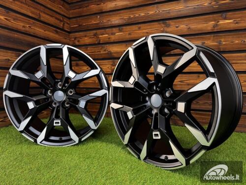 Ratlankis R19x8.5  5X112  ET  40  66.6  H3456F  Black Polished Half Matt (MBHM)  For BMW  (M)  (HYBRID FORGED Front+Rear)