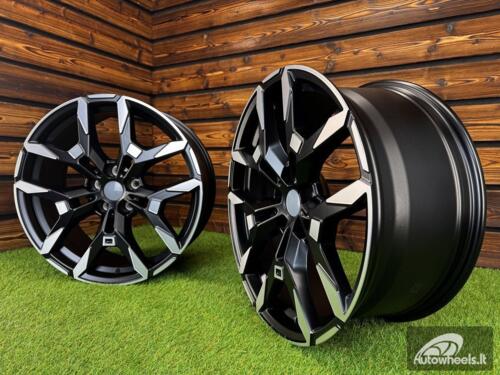 Ratlankis R19x8.5  5X112  ET  40  66.6  H3456F  Black Polished Half Matt (MBHM)  For BMW  (M)  (HYBRID FORGED Front+Rear)