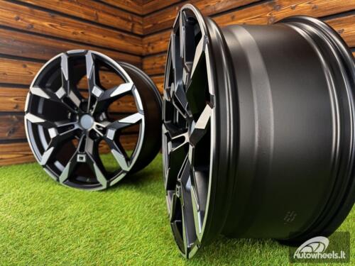 Ratlankis R19x8.5  5X112  ET  40  66.6  H3456F  Black Polished Half Matt (MBHM)  For BMW  (M)  (HYBRID FORGED Front+Rear)
