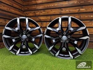 Ratlankis R19x8.5  5X112  ET  40  66.6  H3456F  Black Polished Half Matt (MBHM)  For BMW  (M+Z4)  (HYBRID FORGED Front+Rear)