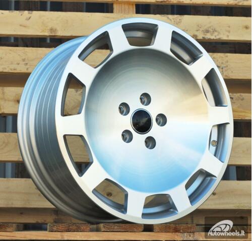 Ratlankis R18x8  5X112  ET  40  57.1  IN3613F  Machined Silver (MS)  For AUD  (M)  (HYBRID FORGED)