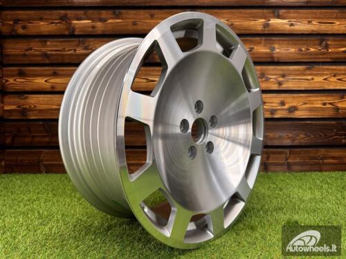 Ratlankis R18x8  5X112  ET  40  57.1  IN3613F  Machined Silver (MS)  For AUD  (M)  (HYBRID FORGED)