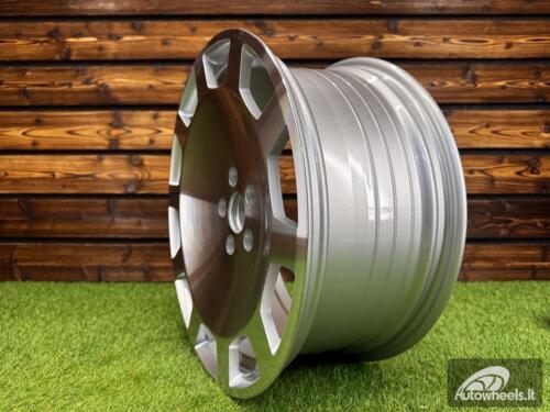 Ratlankis R18x8  5X112  ET  40  57.1  IN3613F  Machined Silver (MS)  For AUD  (M)  (HYBRID FORGED)