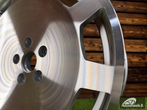 Ratlankis R18x8  5X112  ET  40  57.1  IN3613F  Machined Silver (MS)  For AUD  (M)  (HYBRID FORGED)