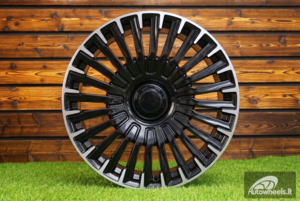 Ratlankis R20x9.5  5X112  ET  38  66.6  YF0425  Black Polished (MB)  For MER  (M)  (HYBRID FORGED Rear+Front)