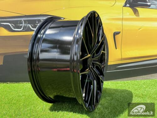Ratlankis R18x8  5X112  ET  45  66.5  HX042  (IN0387)  Black (BL)  For HAXER  (Z7)