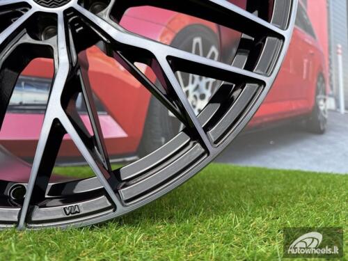 Ratlankis R18x8  5X112  ET  35  66.5  HX042  (IN0387)  Black+Tinted Face (BLTF)  For HAXER  (Z7)