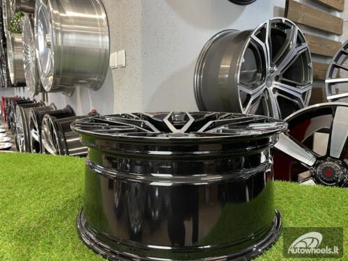 Ratlankis R18x8  5X112  ET  40  66.5  XFE30  (IN0174)  Black Polished (MB)  For AUD  (Z7)