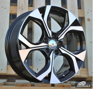 Ratlankis R18x7.5  5X112  ET  40  57.1  Y1303  Black Polished (MB)  For SKODA  (M)  (HYBRID FORGED)
