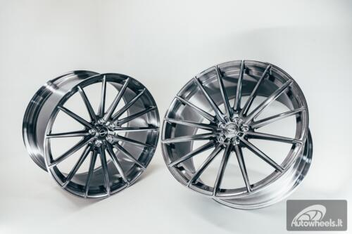 Ratlankis Forged Hart HR-FR12 R23X11J 5X112 ET10 66.45 Black Brushed