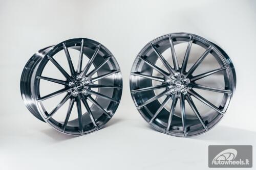 Ratlankis Forged Hart HR-FR12 R23X11J 5X112 ET10 66.45 Black Brushed